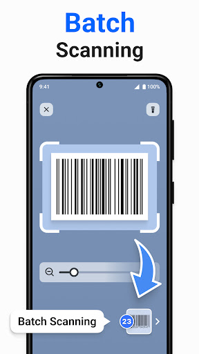 Screenshot of QR Code & Barcode Scanner Plus
