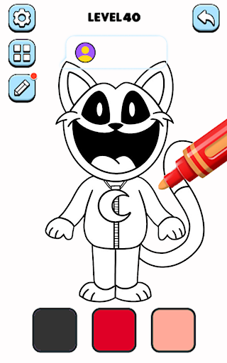 Catnap Poppy Playtime Coloring