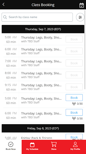 Screenshot of Eze Fit