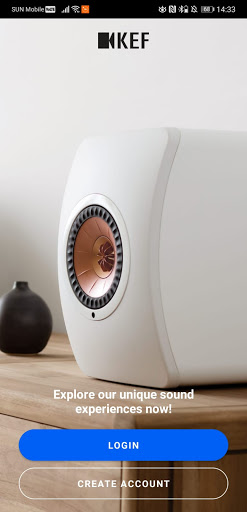 Android application KEF Connect screenshort