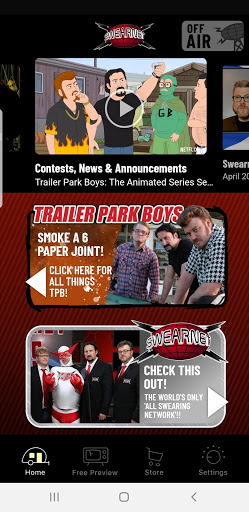 Android application Trailer Park Boys Swearnet screenshort