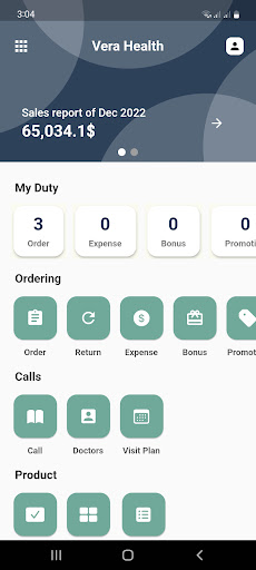 Android application Vera Health screenshort