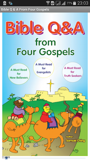 Android application Bible Q & A From Four Gospels screenshort