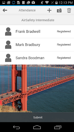 RollCall Screen 2