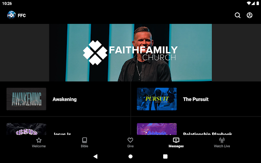 Screenshot of Faith Family Church - Baytown