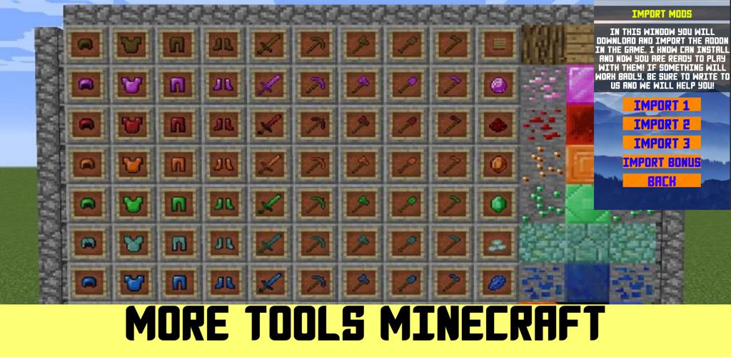 More Tools Mod for Minecraft