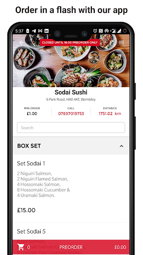 Sodai Brazilian Sushi Screen 2