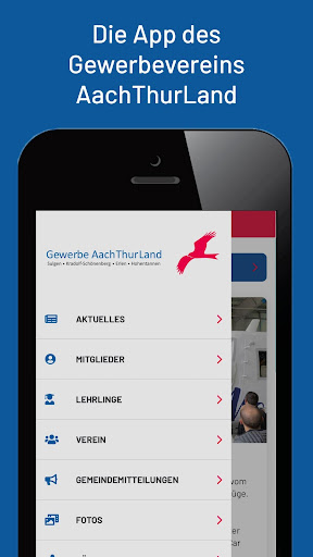 Android application Gewerbeverein AachThurLand screenshort