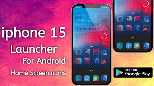 iPhone 15 Launcher for Android