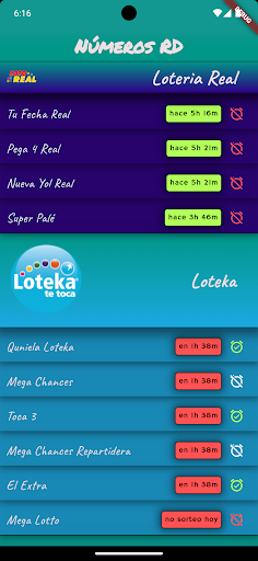 Numeros Lotería RD Screen 2