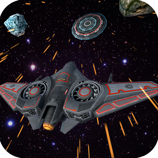 3D Space Fighter logo