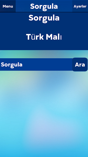 Android application Sorgula screenshort