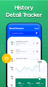 Screenshot 3 Blood Pressure: BP Tracker android