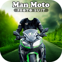 Men Bike Rider Photo Editor : Man Moto Suit