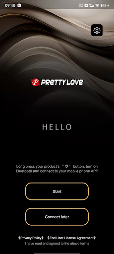 Android application Pretty Love screenshort