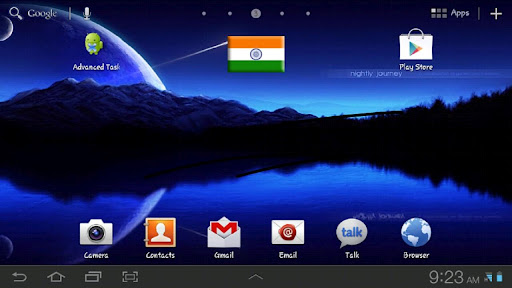 India Flag Widget