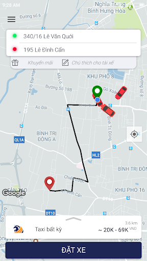 Taxi Thủ Đô Sao Screen 3