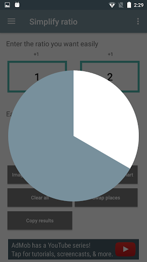 Ratio Calculator Screen 2