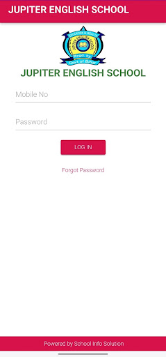 Android application JUPITER ENGLISH SCHOOL screenshort