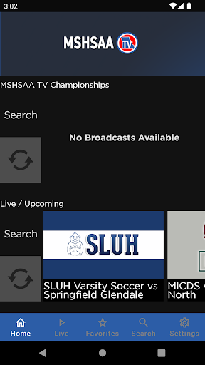 Android application MSHSAA TV screenshort