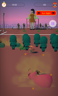 #4. 456: Squid survival challenge (Android) By: Bitbox Gamers