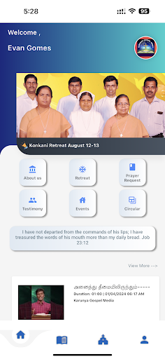Karunya Ministries Screen 3