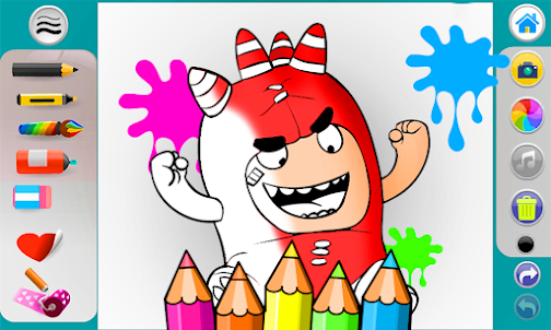 Oddbods Coloring Game