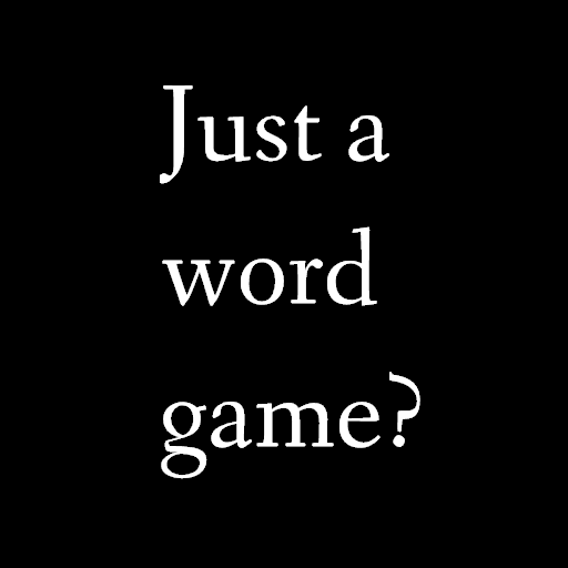 Just a word game? logo