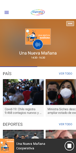 Android application Cooperativa screenshort