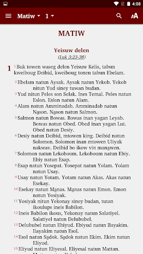 Android application Muyuw - Bible screenshort