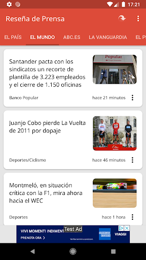 Vista previa de la aplicación