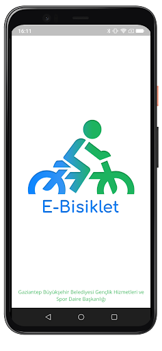 Android application E-Bisiklet screenshort
