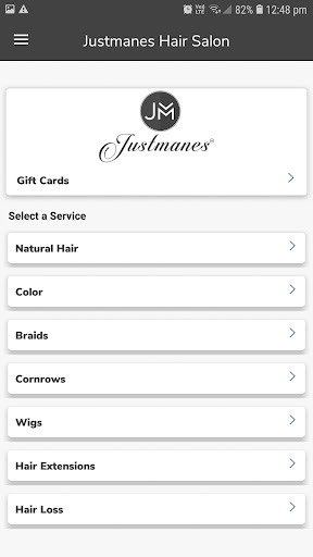 Justmanes Hair Salon Screen 2