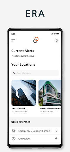 Android application ERA Safety screenshort