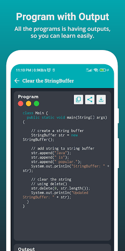 Java Programs Screenshot
