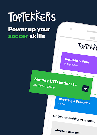 Android application TopTekkers screenshort