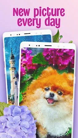 Game screenshot Cross-Stitch: Coloring Book apk download