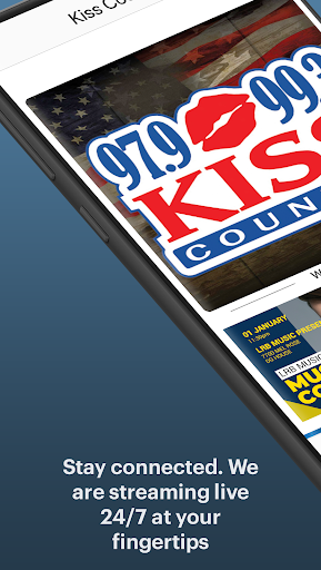 Android application Kiss Country 97.9 and 99.3 screenshort