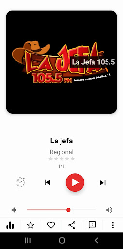 La jefa Radio 105.5 Screen 2