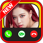 Cover Image of ダウンロード Fake Video Call : Rose BLACKPINK Call You 2.0 APK
