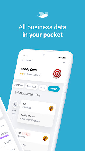 Screenshot of RAYNET CRM