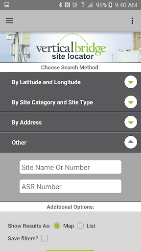 Vertical Bridge Site Locator