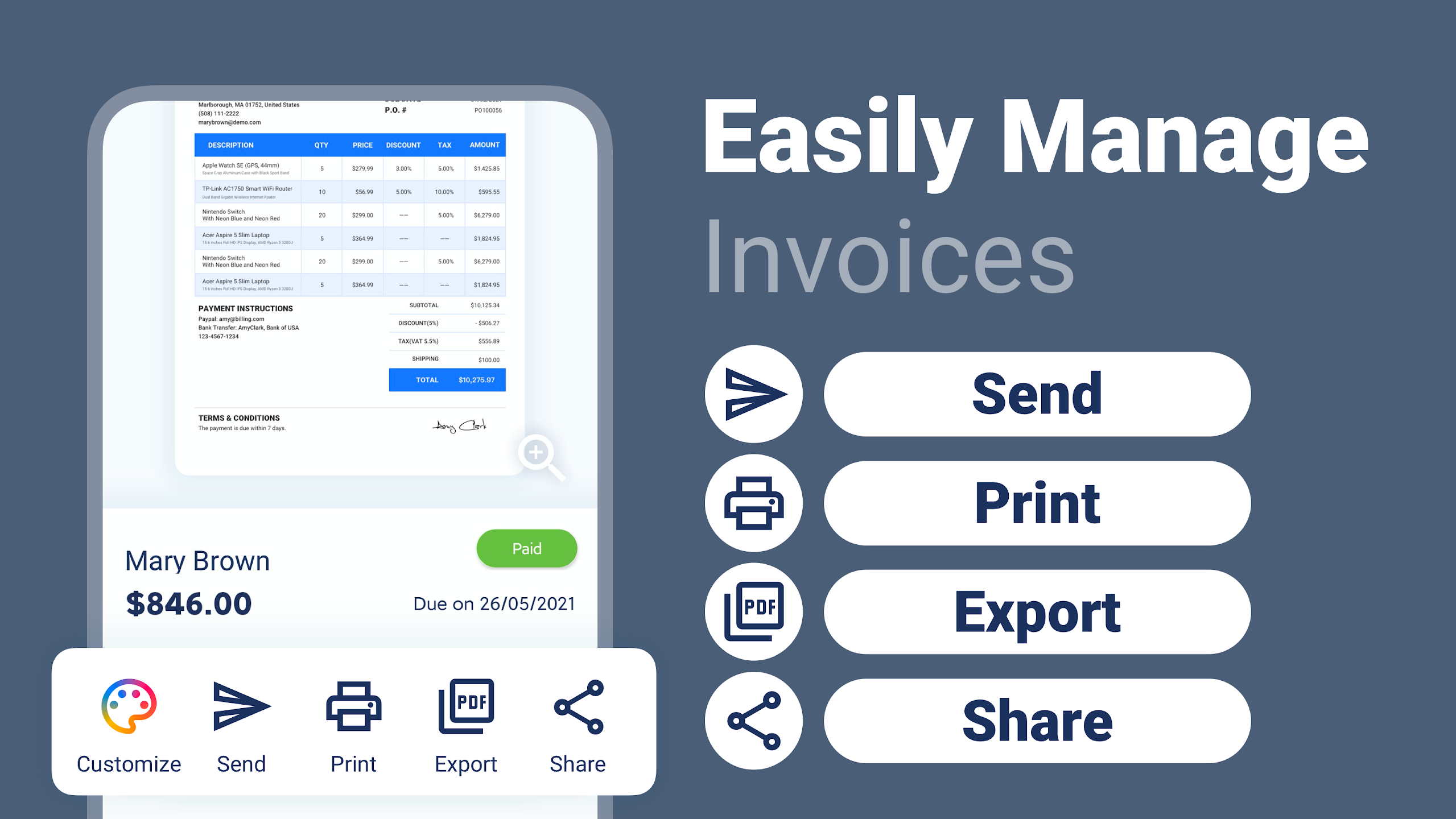 Download apk Smart Invoice Maker & Invoices Mod