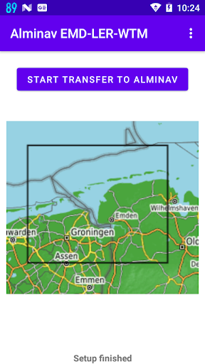 Android application Alminav EMD-LER-WTM screenshort