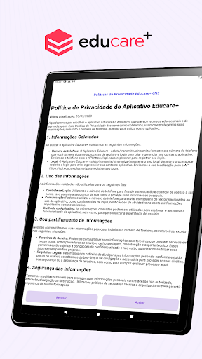 Android application Educare+ CNS screenshort