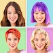 似合う髪型シミュレーション: 髪色変えるアプリ、髪の毛加工