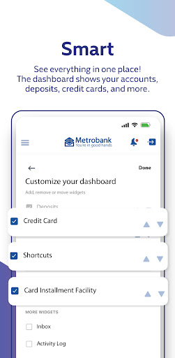 Metrobank App Screen 2