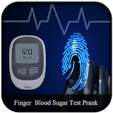 Finger blood suger test prank icon