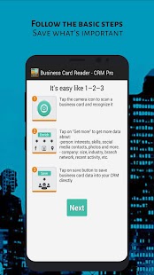 Business Card Reader - CRM Pro Screenshot