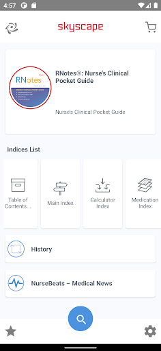 Android application RNotes®: Nurses Pocket Guide screenshort